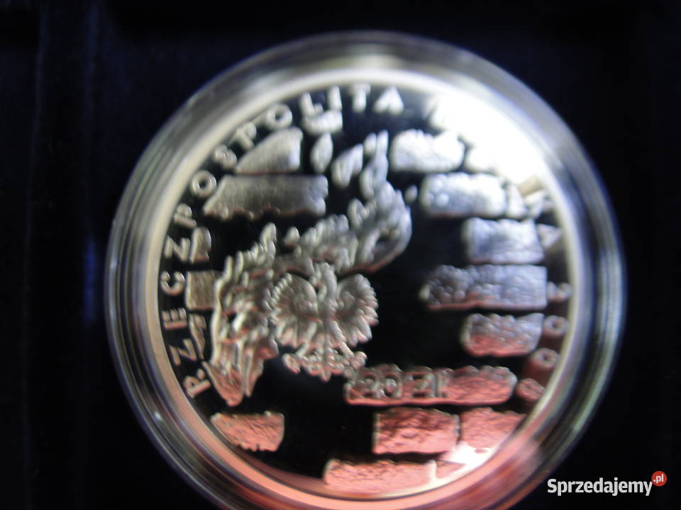 Ag925 Moneta 65 Rocznica Powstania W Getcie