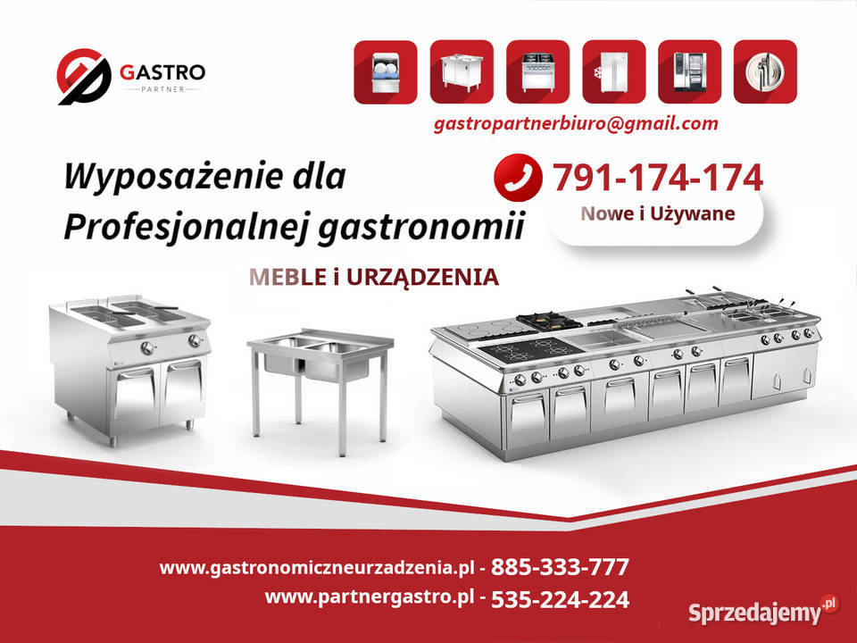 Nowe meble gastronomiczne ze stali nierdzewnej Ostrów Wielkopolski