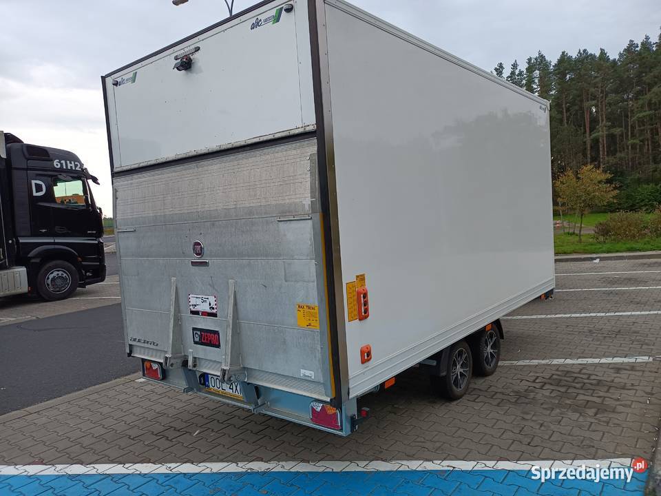 Przyczepa kontener 35t bok otwierany Olesno