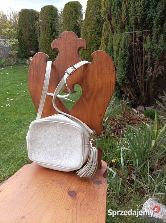 Torebka damska z naturalnej skóry włoska Wolbrom