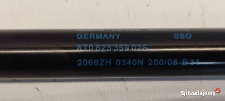 AUDI A5 8T SIŁOWNIK MASKI 8T0823359 osobowe sprzedam
