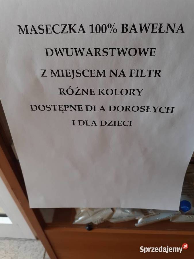 Maseczka Maska Ochronna Wielorazowa Warszawa sprzedam