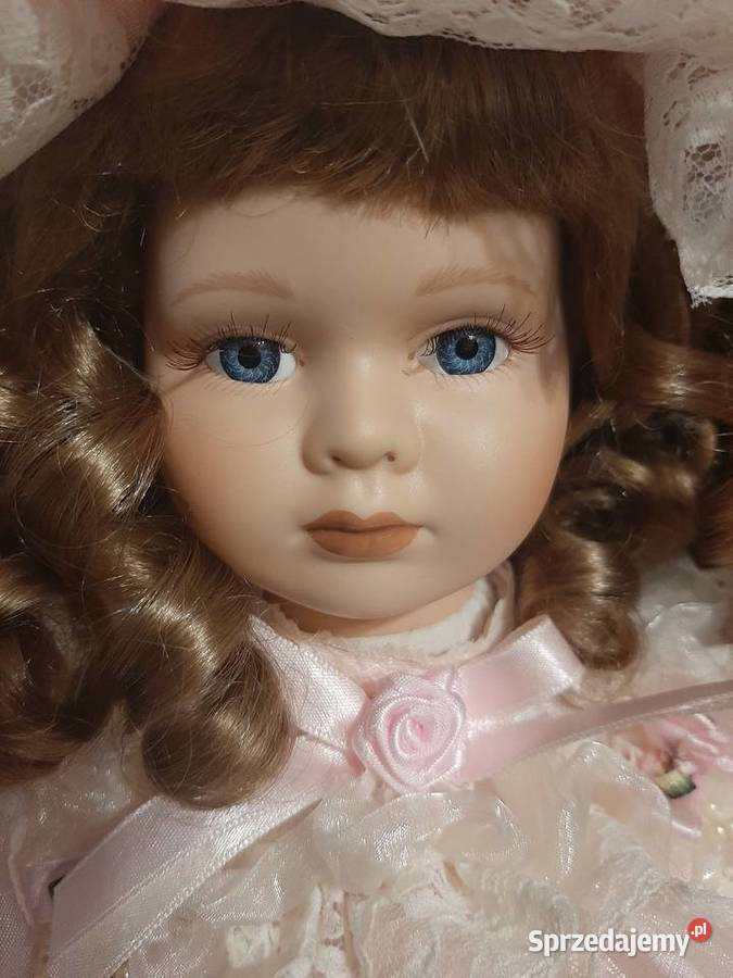 Piękna porcelanowa kolekcjonerska lalka Leonardo Inowrocław