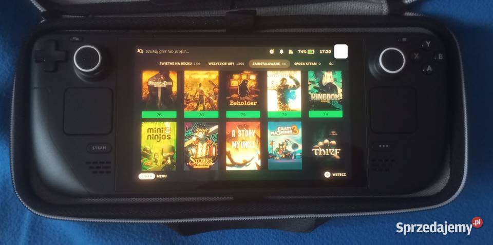 Steam Deck Konsola 512 GB LCD Komplet Radom