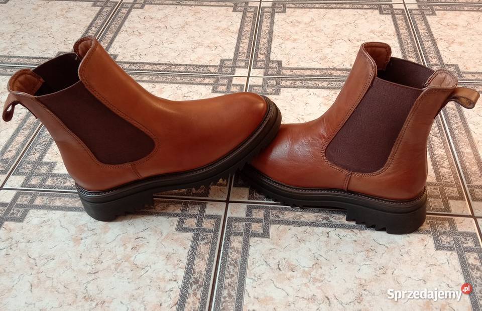 Lasocki sztyblety skórzane ocieplane damskie