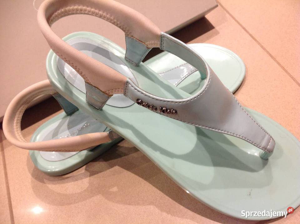 SANDAŁKI JAPONKI DAMSKIE CALVIN KLEIN 36 j nowe Nowa Sól sprzedam