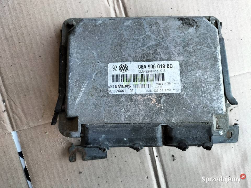 VW GOLF 4 IV BORA 06A906019BQ MODUŁ KOMPUTER Komputery Kamień-Kolonia