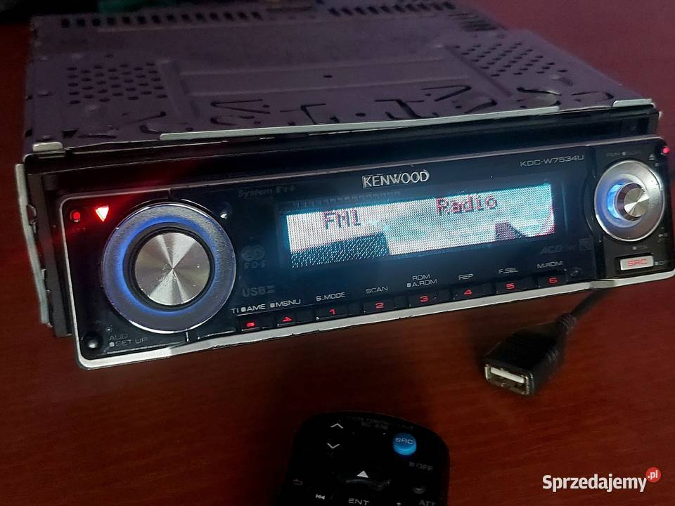 Kenwood KDCW7534U I WOLFSON 24BIT I Winda I CD Radioodtwarzacze Kępno