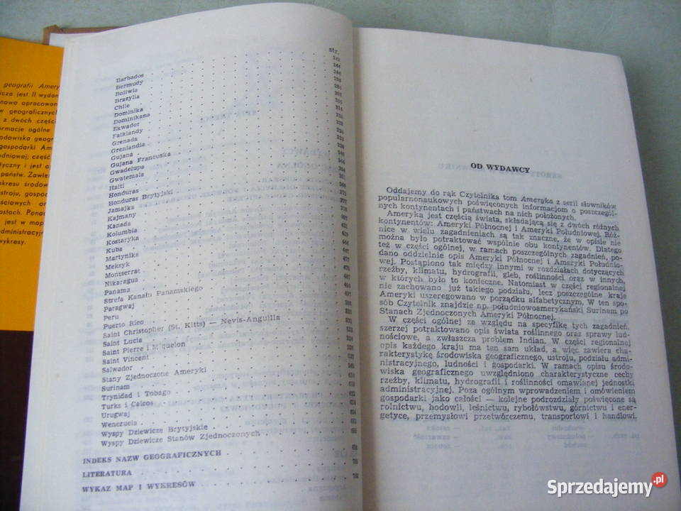 Stany Zjednoczone Słownik geografii Ameryki geografia, geologia, turystyka Oborniki Śląskie