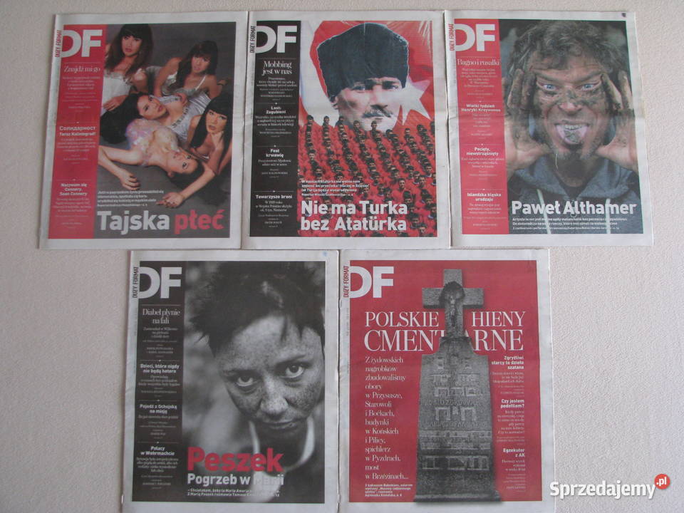 DF Duży Format tygodnik Gazety Wyborczej z roku miękka Brzegi