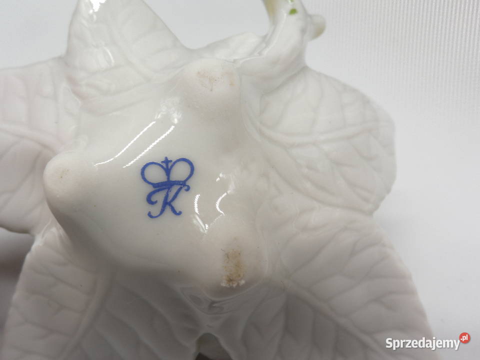 Figurka kwiat porcelana R Kammer Volkstedt Raszków