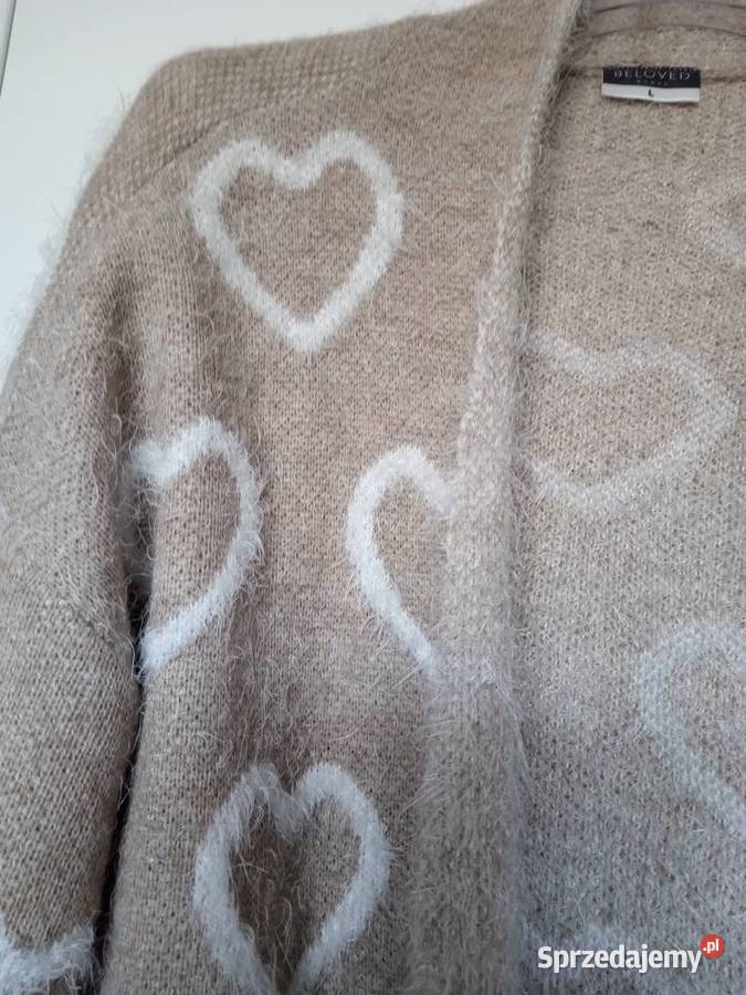 Kardigan w serduszka rozmiar L Tychy