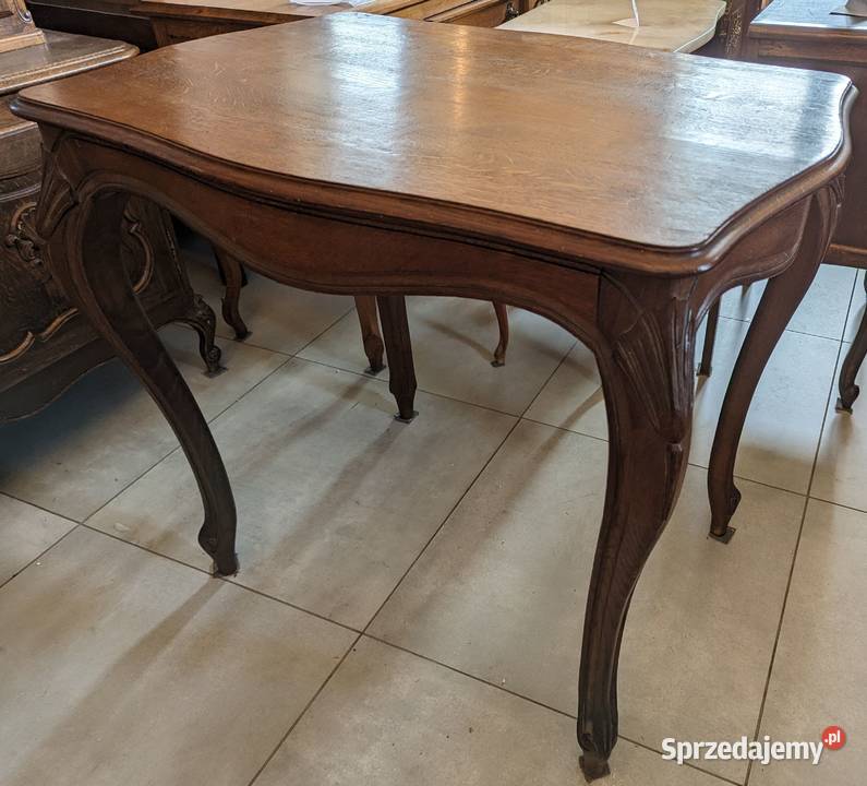 Piękny nieduży stół ludwikowski dąbsklep Dąbrowa Dąbrowa Górnicza sprzedam
