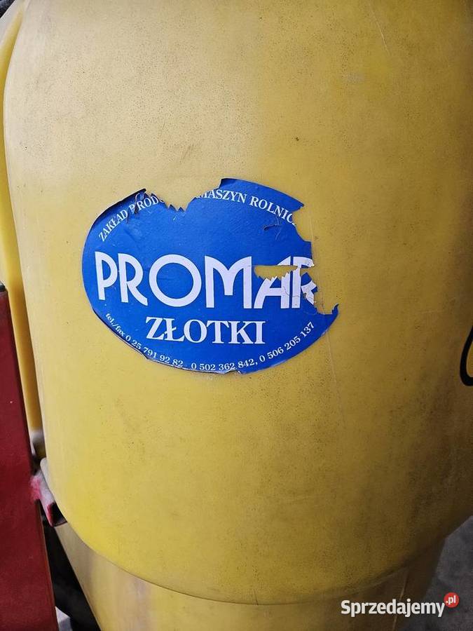 Opryskiwacz sadowniczy 400l Promar nieuszkodzony mazowieckie Siedlce