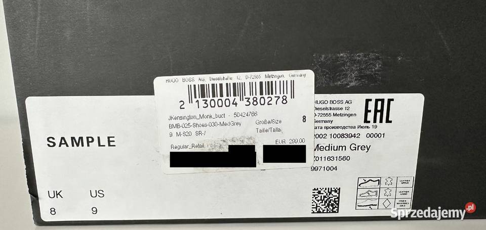 HUGO BOSS buty męskie rozmiar 42 Szczecin