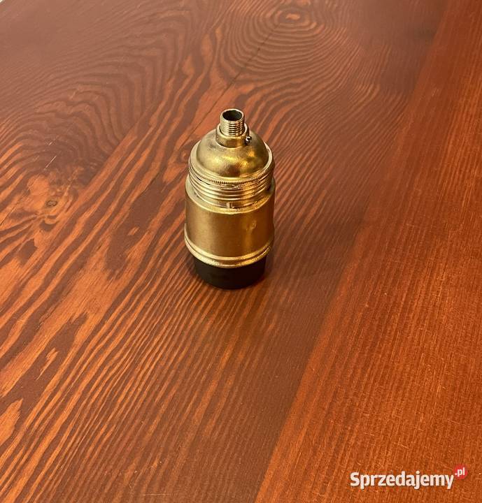 Stara oprawka mosiężna gwint E27 Antyki Chudów sprzedam