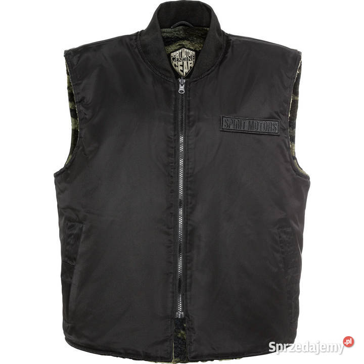 Kurtka motocyklowa skórzana Spirit Motors Mad Zielona Góra