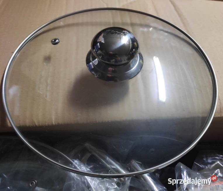 Garnki Komplet garnków stalowy 12 el outlet Garnki i szybkowary łódzkie Łódź sprzedam