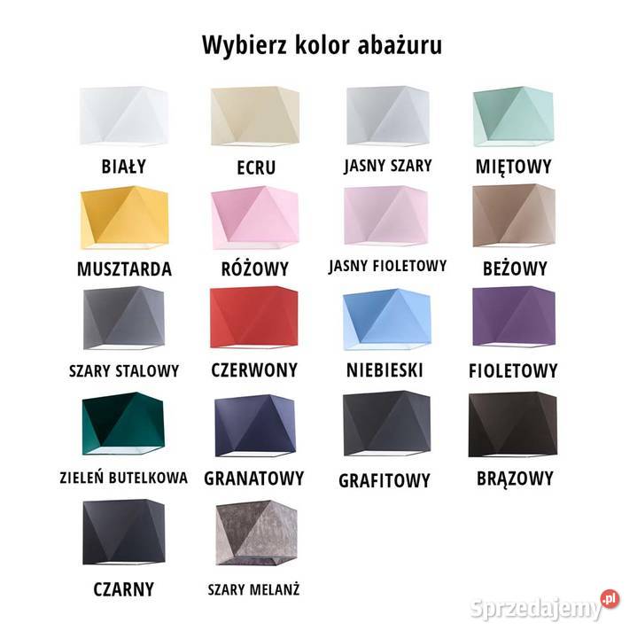 Klasyczny kinkiet z abażurem 18 kolorów do Rynarzewo