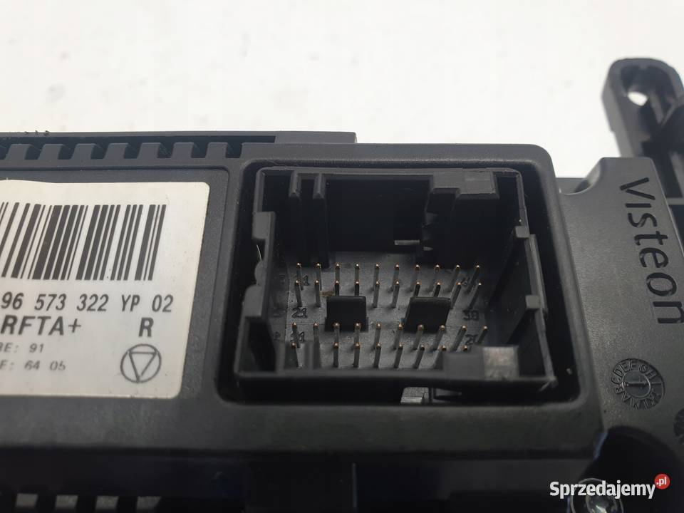 PANEL KLIMATYZACJI PEUGEOT 407 96573322YP Rudka