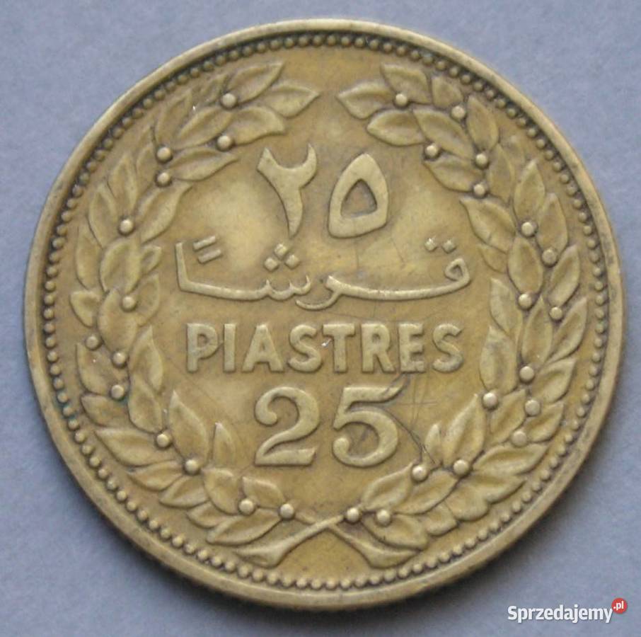 LIBAN 25 PIASTRÓW 1968 Łódź