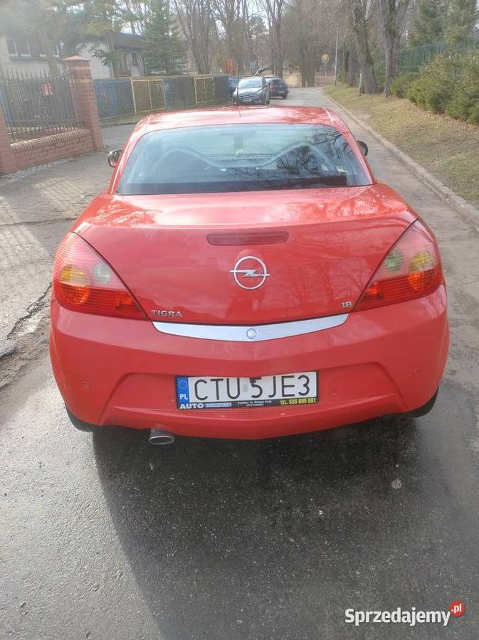 Opel Tigra II 18 B 2007r 2 Lata w 1 Wł Pt i OC elektryczne lusterka