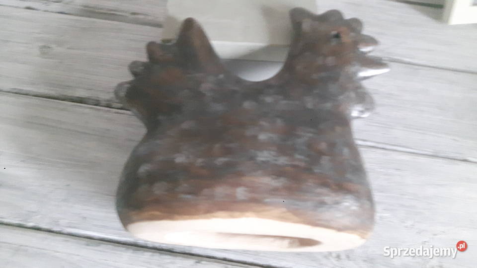 Kura ceramiczna ręcznie wykonana Rękodzieło sprzedam