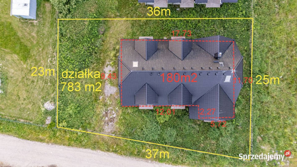 Dom szeregowy Nowęcin Akacjowa 350m2 783m2