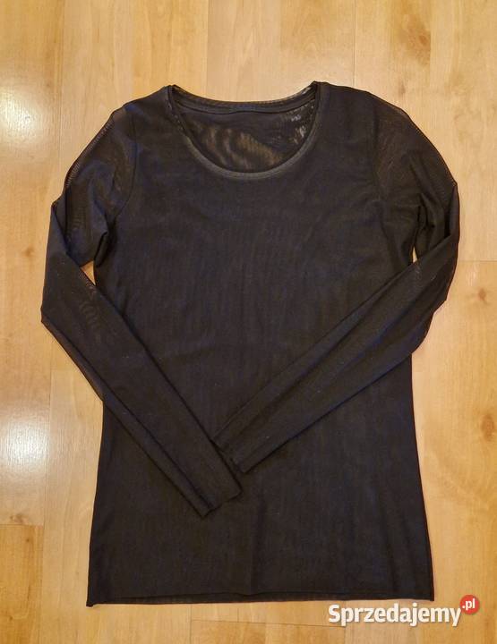 Bluzkatshert czarny z długimi rękawami z Lublin