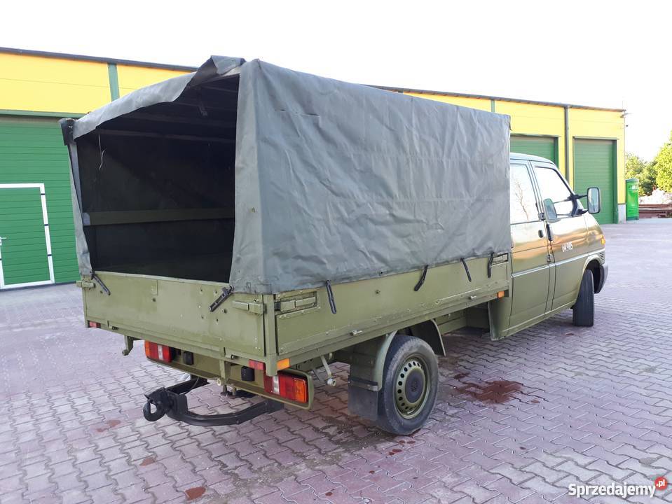 Vw T4 Doka z Wojskapełen serwis 147200 Volkswagen Wąbrzeźno