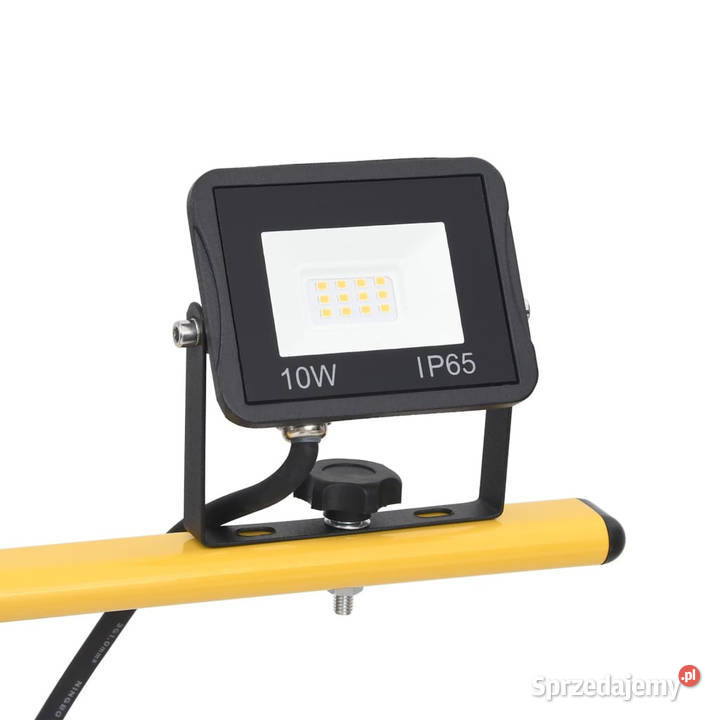 Reflektor LED ze stojakiem 2x10 W zimne białe Pozostałe Warszawa
