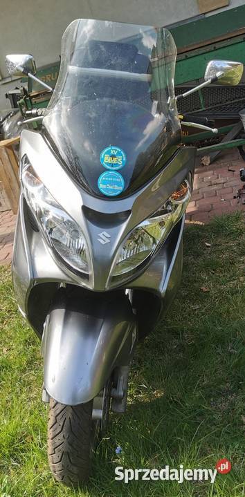 Burgman AN 400 K7 2007r z kufrem centralnym Zielonka