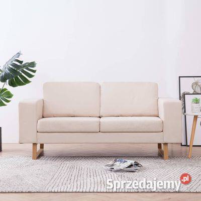 vidaXL Sofa 2osobowa tapicerowana tkaniną Warszawa