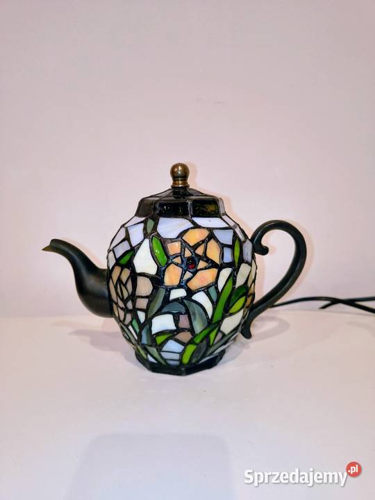 Tiffany lampa witrażowa stołowa nocna biurowa dolnośląskie Zaręba