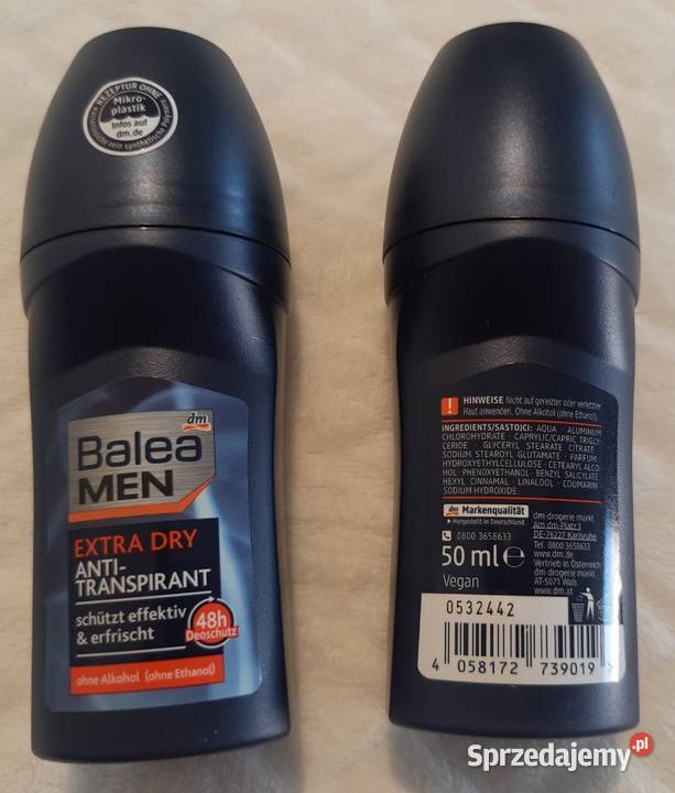 Antyperspirant męski 50ml Balea Men Dry 48h Czeladź
