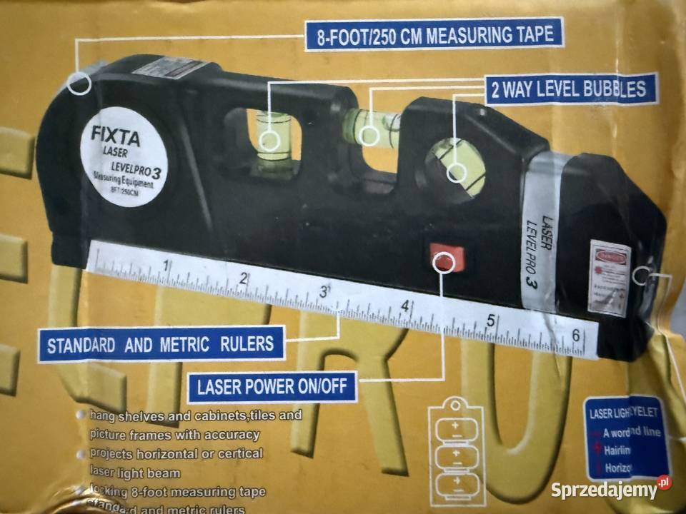 Poziomica z laserem Warszawa