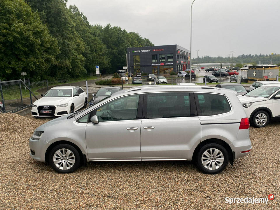 Volkswagen Sharan 20tdi 7 osobowy Navi kamera srebrny Gdańsk