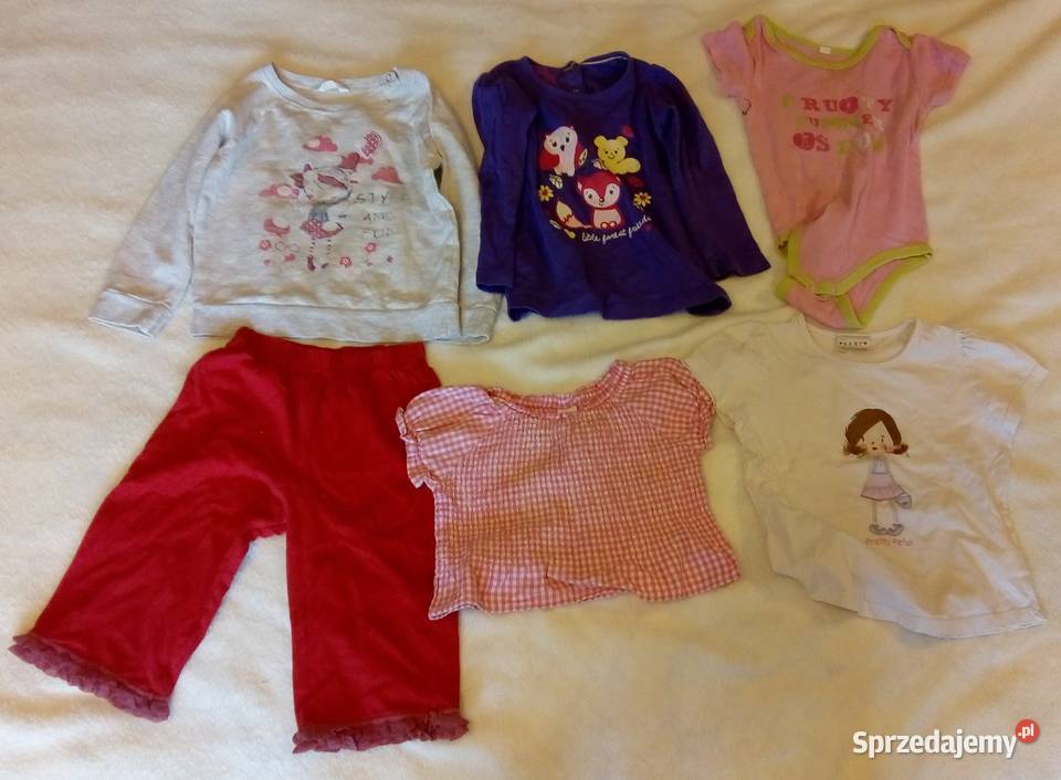 Ubranka dziewczynki 1224 miesięcy 86 8692 92 Czeladź