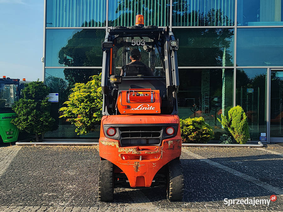 Wózek widłowy Linde H30T02 duplex 435 m LPG 3 t