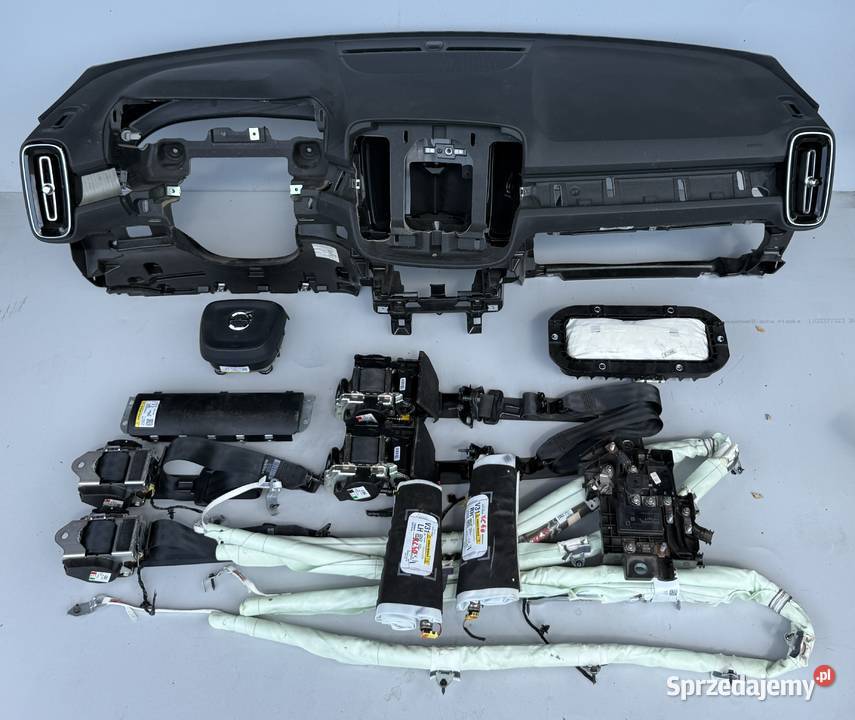 VOLVO XC40 DESKA AIRBAG PODUSZKI PASY KOMPLET dolnośląskie Kłodzko