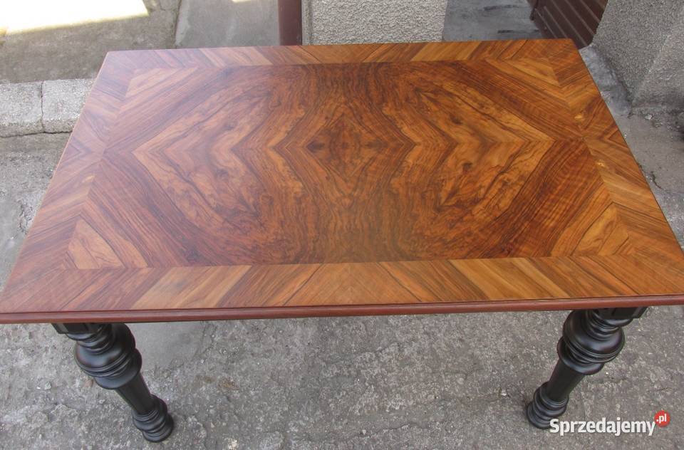 Stół eklektyczny 1890 industrialny orzech Białystok