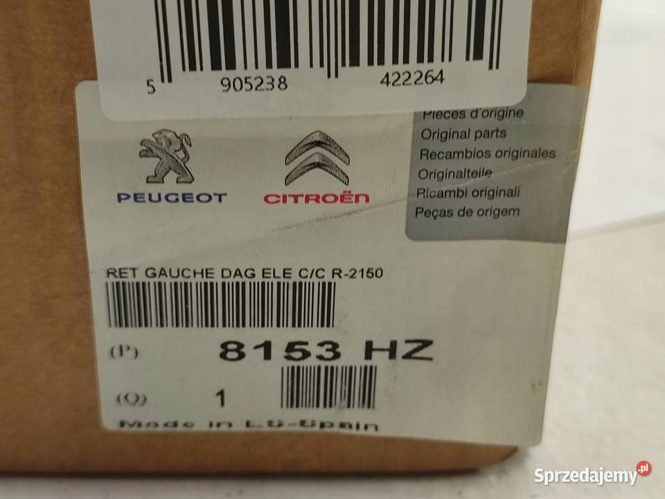 LUSTERKO LEWE 5PIN CITROEN JUMPY U6U 19952006 Lusterka zewnętrzne