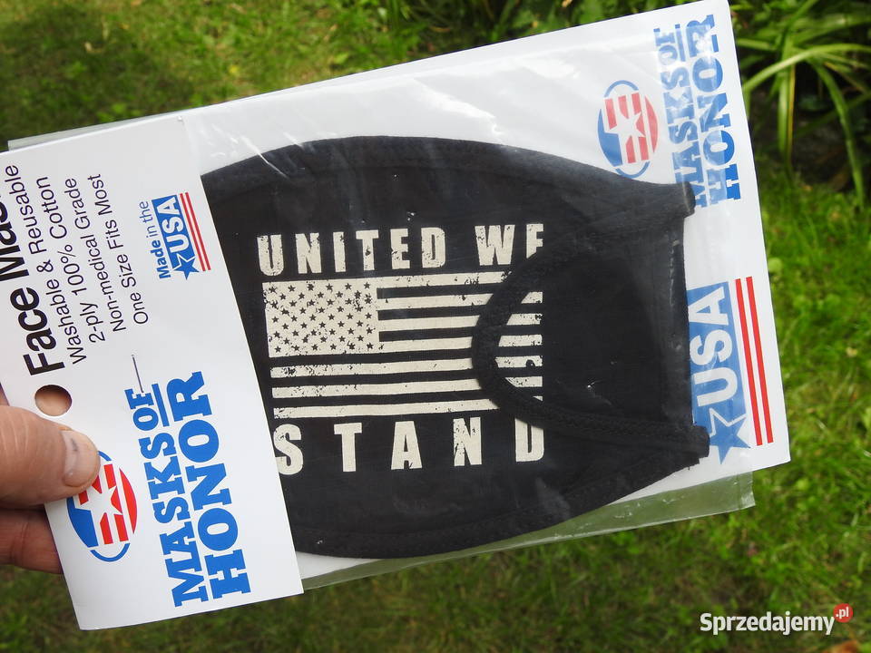 MASKA MADE IN USA 100 BAWEŁNA KOLEKCJONERSKA DO mazowieckie Warszawa sprzedam