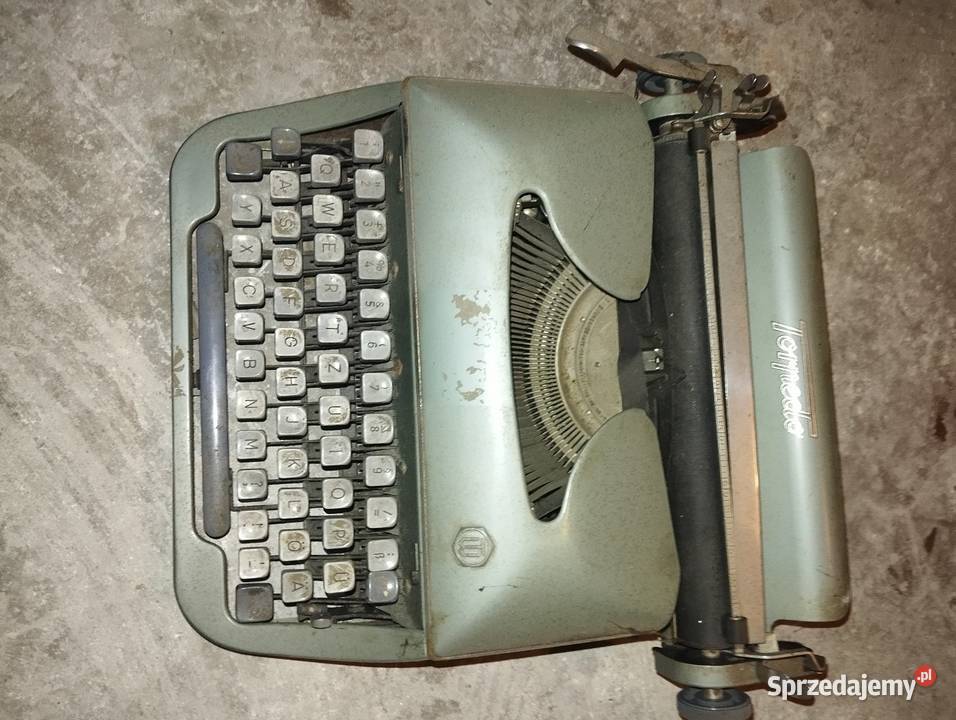 Stara maszyna do pisania kolekcjonera Antykwariat Lubin