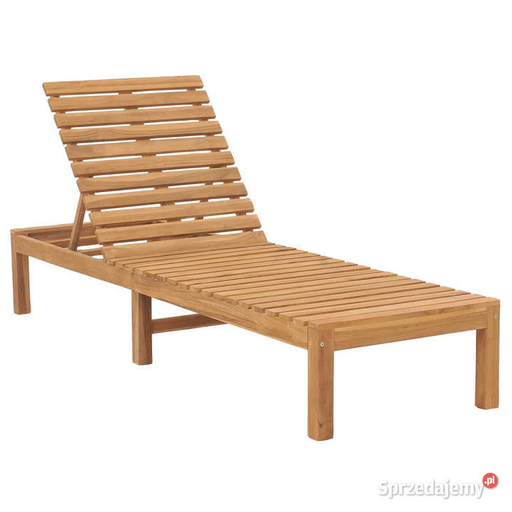Leżak lite drewno tekowe WM316171 Warszawa