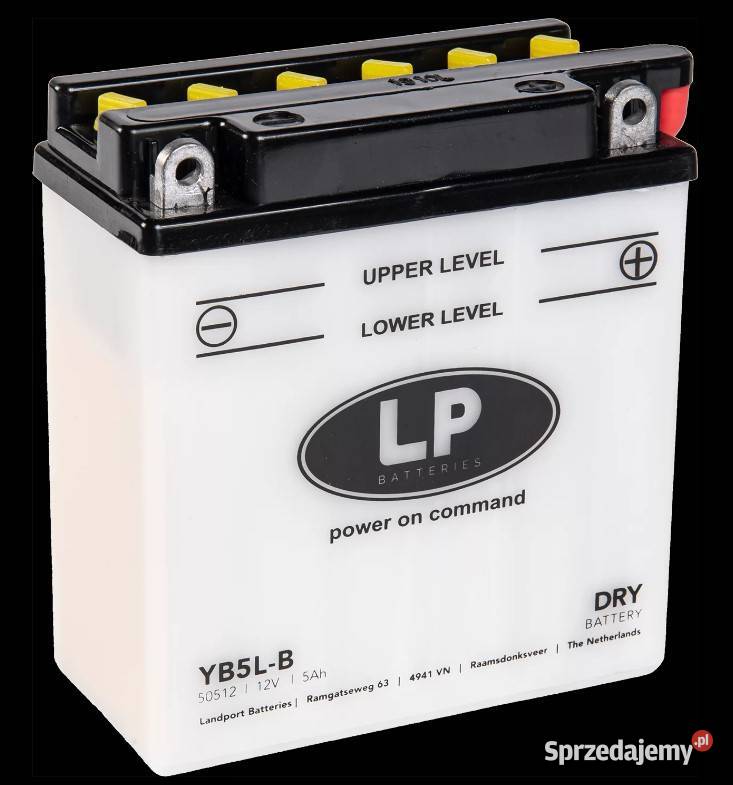 Akumulator motocyklowy Landport YB5LB 12V 5Ah dolnośląskie Wałbrzych sprzedam