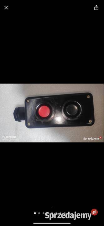 Kaseta sterownicza czarna stara typ B2N 380V 6A śląskie Gliwice