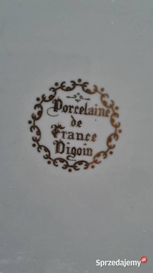 Półmisek Porcelanowy Porcelana Francuska Digoin Ceramika i szkło Wola Podłężna