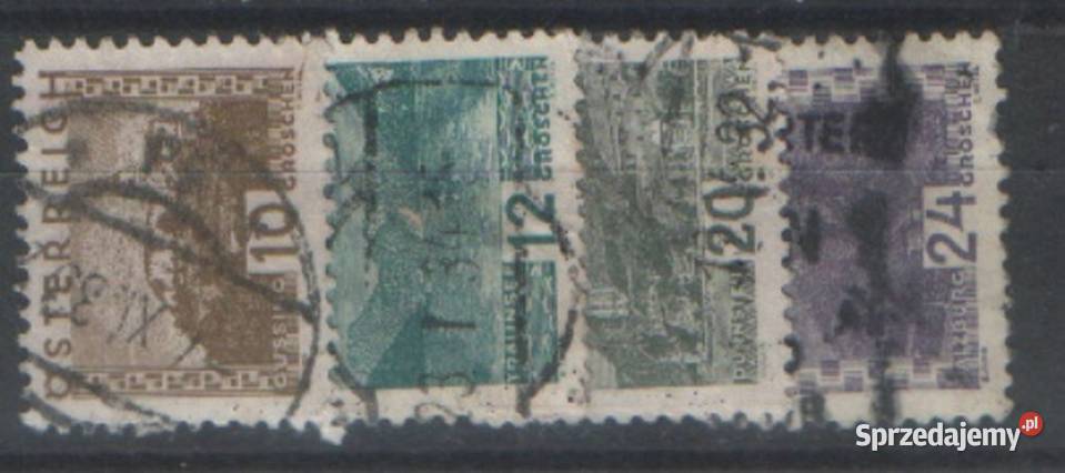 Zn. Austria Mi 530, 1, 3, 5 kas 1932
