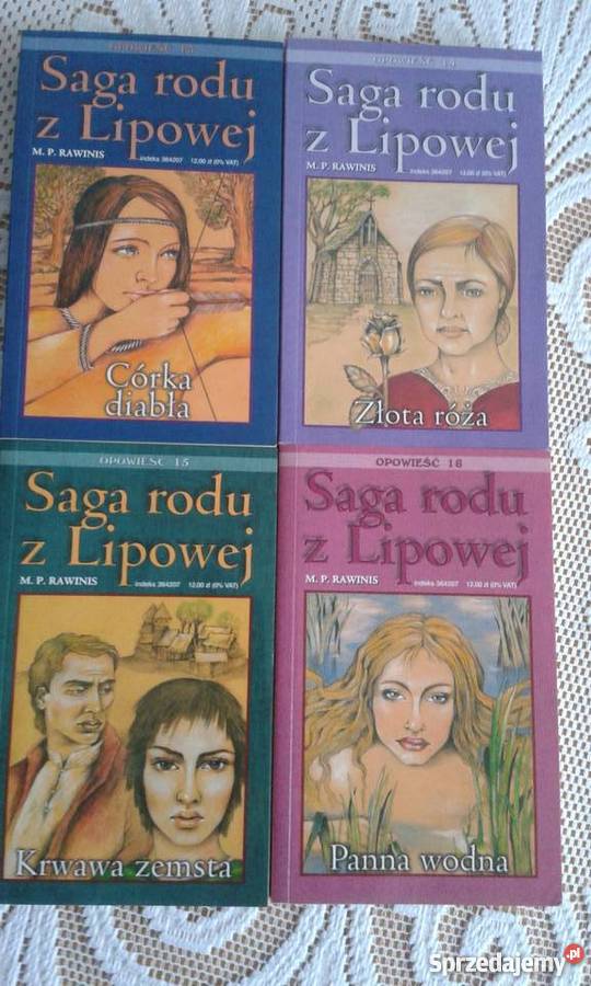 Saga rodu z Lipowej M P Rawinis 16 tomów Poznań